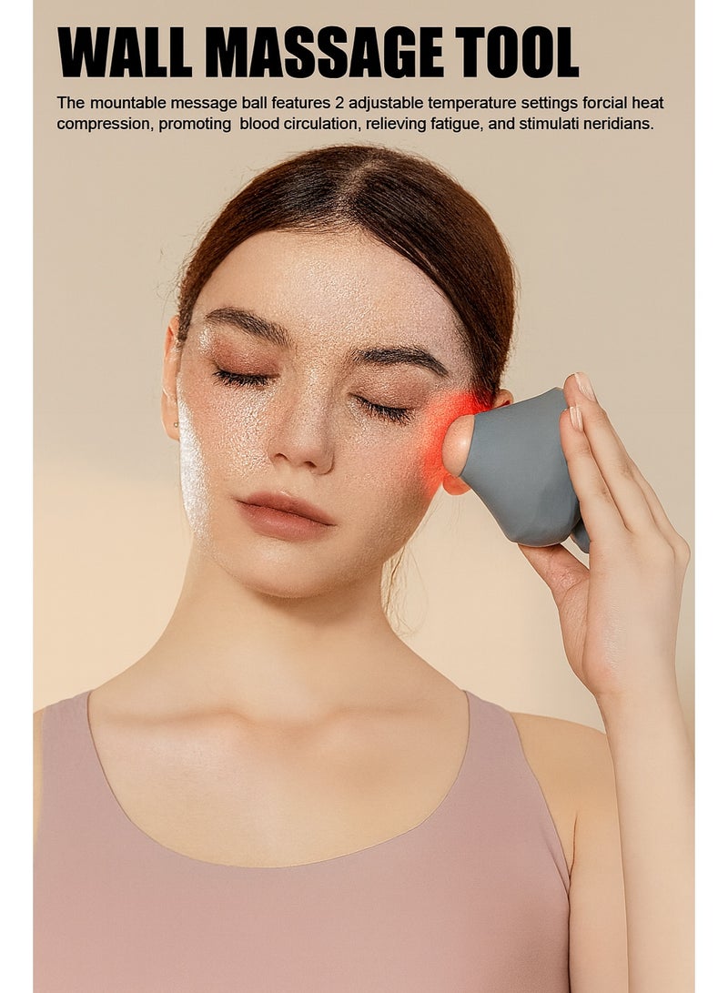 Portable Wall-Mounted Electric Massager for Neck, Shoulder, Back & Foot Sole Relief - Image 3