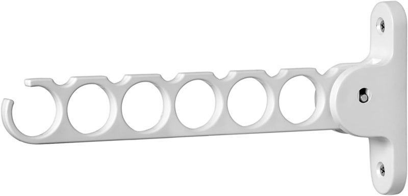 Spectrum Diversified (1) - 35000 Wall Mount Hanger Holder Closet Organiser, White - Image 1