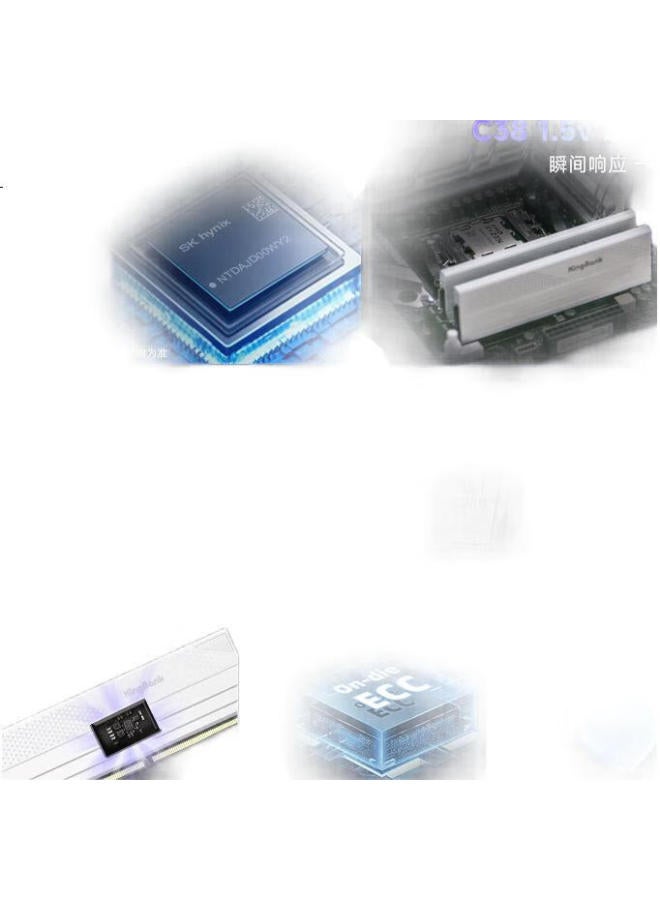 KINGBANK Kingbank 48Gb (24Gbx2) Kit Ddr5 8400 Desktop Memory Module Hynix M-Die Chips Xingrenbai C38 Compatible With Z890 Series Motherboard - Image 2