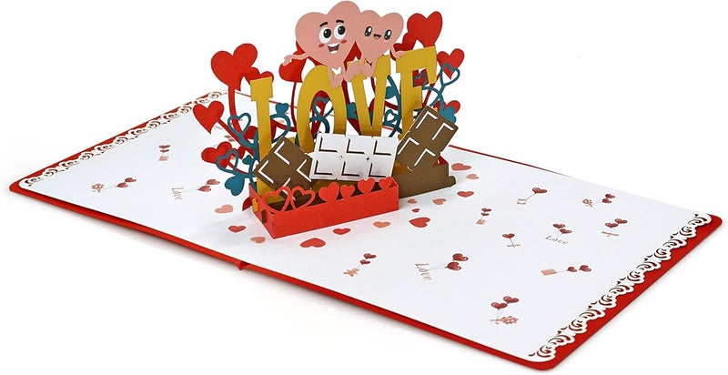 كت بوب أب. كوم بطاقة عيد ميلاد من نوع “كوت بوب أب”， بطاقة عيد الأم، بطاقة تهنئة ثلاثية الأبعاد (بأزهار الهيبيسكوس والقطط). - Image 3