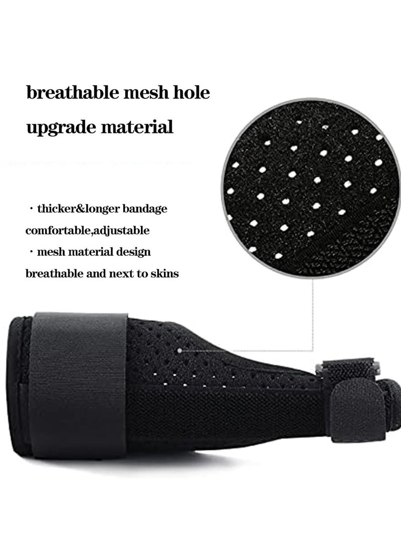 كيلا دعامة الإبهام الطويلة، دعامة الإبهام الزناد تناسب الرجال والنساء اليد اليمنى واليسرى، دعامة الإبهام الرياضية مع ألومنيوم قابل للإزالة، دعامة الإصبع للالتواءات ومتلازمة النفق الرسغي وتخفيف آلام الزناد - Image 4