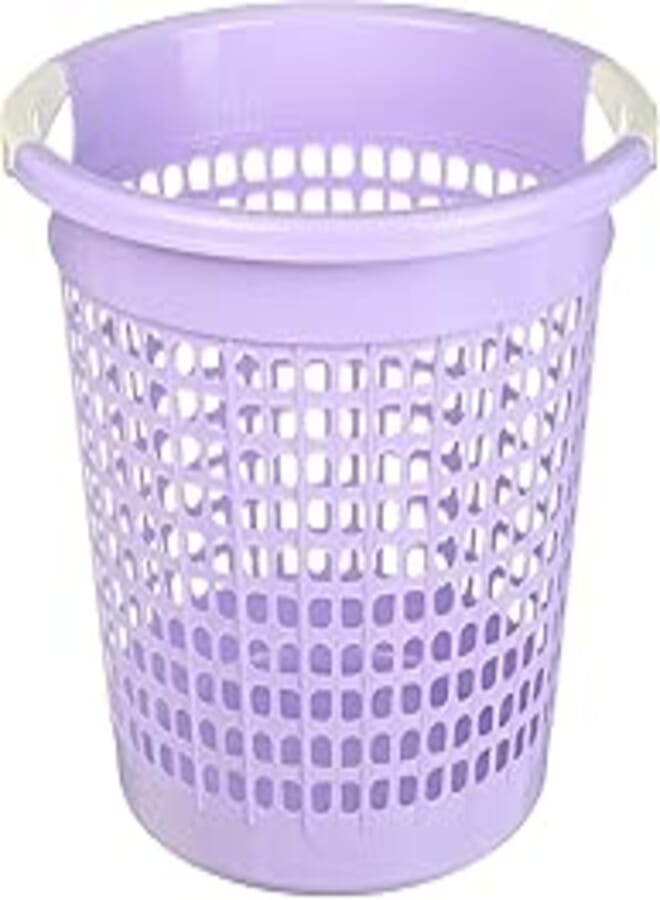 Lamsa Plast Plastic Trash Bin - Assorted Colors - 28HX29W cm