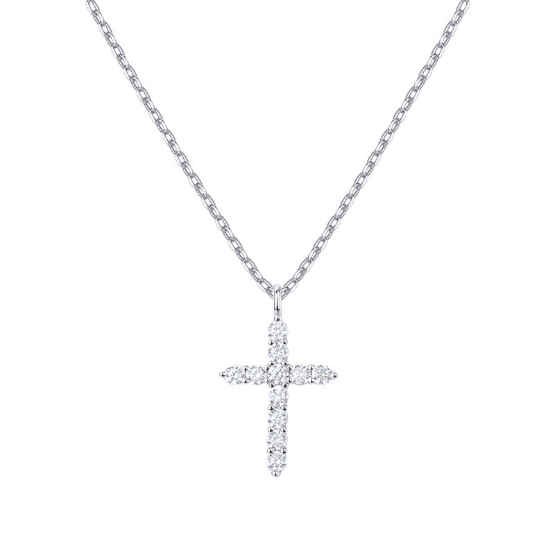 PAVOI 14K Gold Plated Cross Necklace for Women | Cross Pendant | Gold Necklaces for Women - Image 1