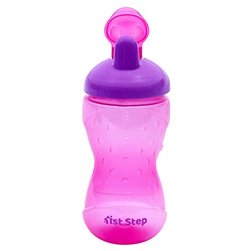 1ST STEP BPA Free Hard spout Grippy Cup (Pink) - Image 3