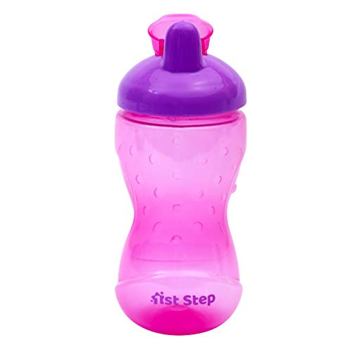 1ST STEP BPA Free Hard spout Grippy Cup (Pink) - Image 5