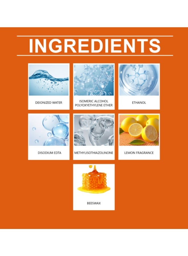 Jakehoe شمع تنظيف الأثاث الطبيعي - شمع العناية بالخشب JAKEHOE، ينظف الغبار بسرعة، يصلح الخدوش، مناسب للأرضيات الخشبية والطاولات والكراسي والخزائن | يحمي ويعيد اللمعان، مناسب لمختلف الاستخدامات - Image 4