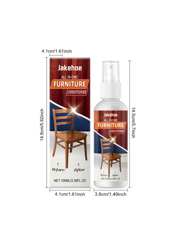 Jakehoe شمع تنظيف الأثاث الطبيعي - شمع العناية بالخشب JAKEHOE، ينظف الغبار بسرعة، يصلح الخدوش، مناسب للأرضيات الخشبية والطاولات والكراسي والخزائن | يحمي ويعيد اللمعان، مناسب لمختلف الاستخدامات - Image 3