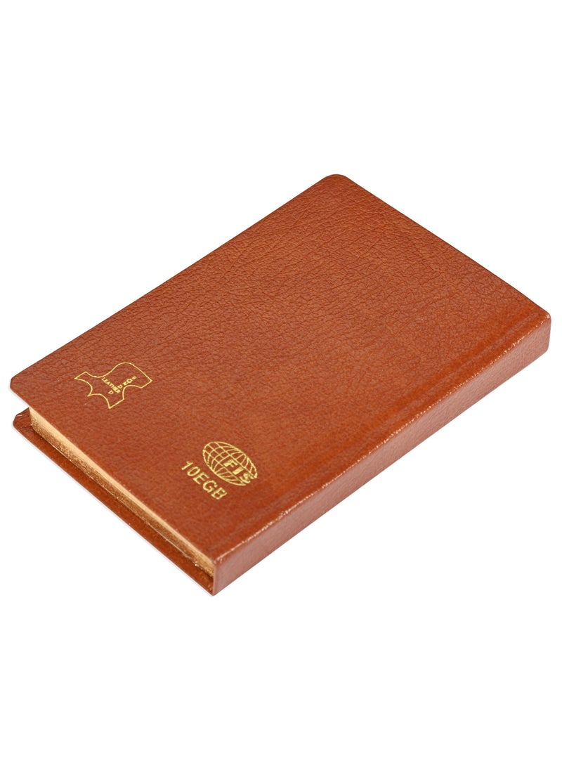 FIS FIS Golden Bonded Leather Pocket Diary 2025 (English) Brown - FSDI10EGB25BR  - Image 5