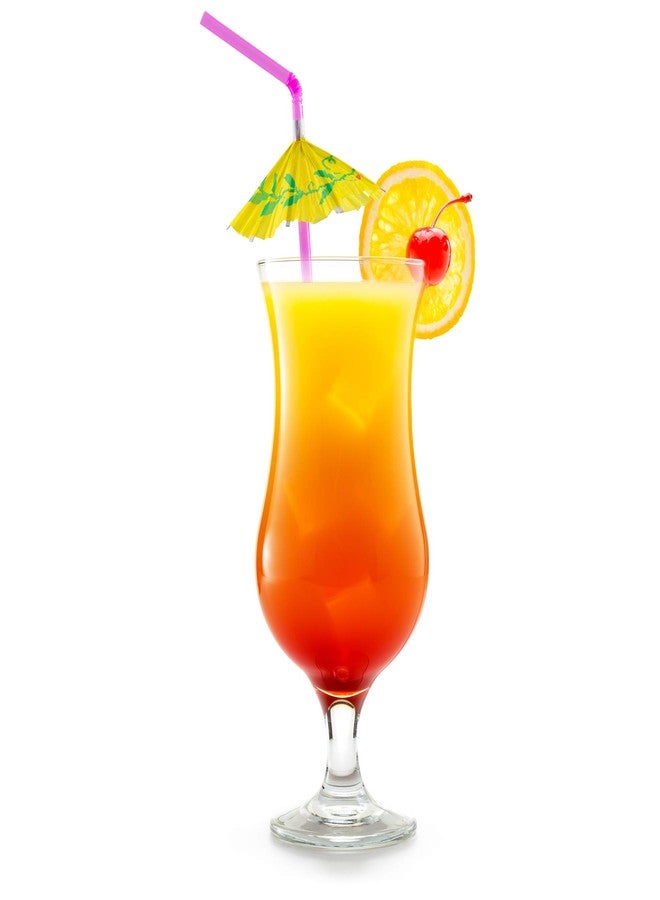 Prextex 200 Pack Cocktail Umbrella Straws for Drinks - Cute Straws Disposable Plastic with Flexible Design - 9-Inch Long, Colored Plastic Tiki Straw for Cocktails Summer Parties and Tropical Beverages - Image 3