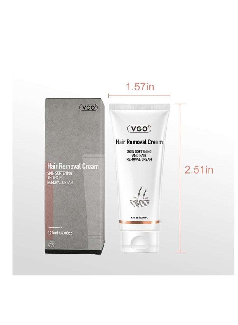 VGO VGO Painless Bikini Gel for Women & Men, Unwanted Hair Removal for All Skin Types, 120ml / 4.06oz  - Image 2