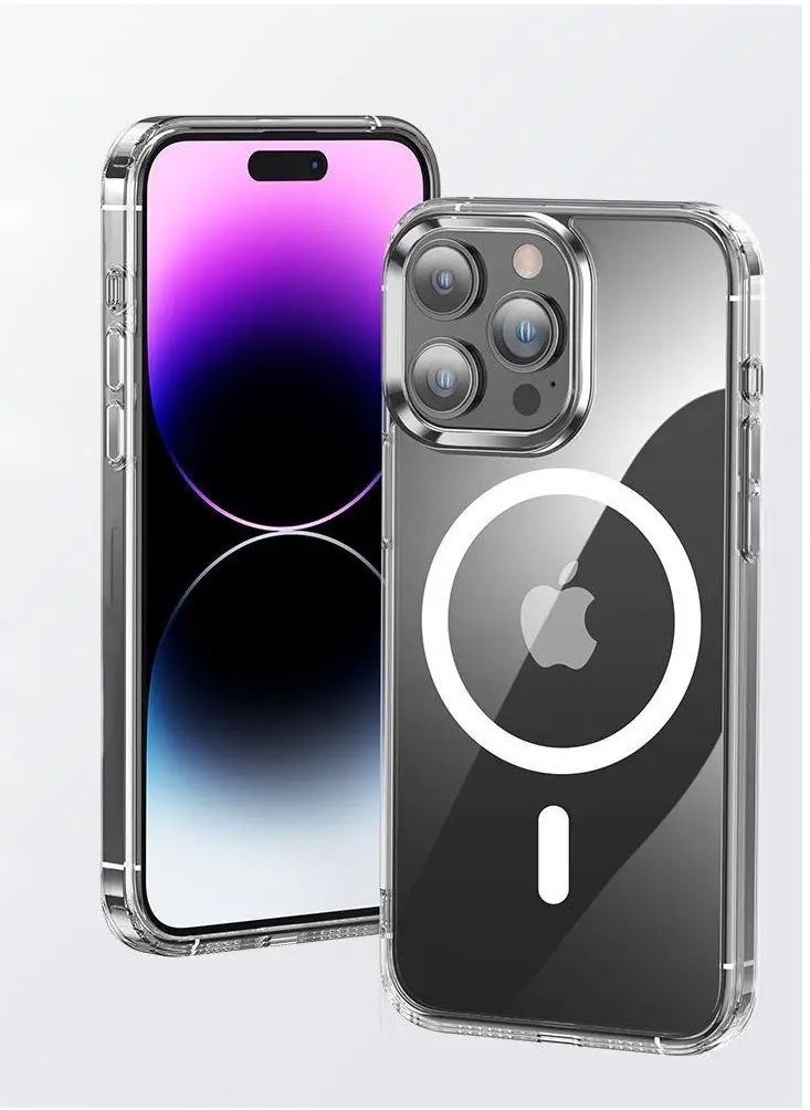 Generic - iPhone 14 Pro Magnetic Case Strong Protection Shockproof Anti-Yellowing Anti-Scratch - Image 1