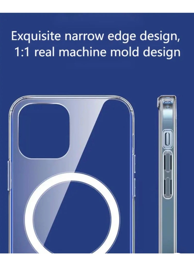 Generic - iPhone 14 Pro Magnetic Case Strong Protection Shockproof Anti-Yellowing Anti-Scratch - Image 1