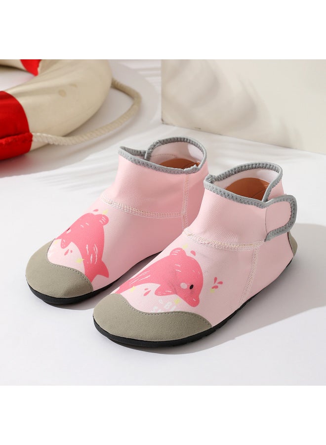 Children's New Water Shoes, Snorkeling Beach Shoes, Socks, Boys' And Girls' Mid-top Swimming Shoes, Adult Water Park Shoes