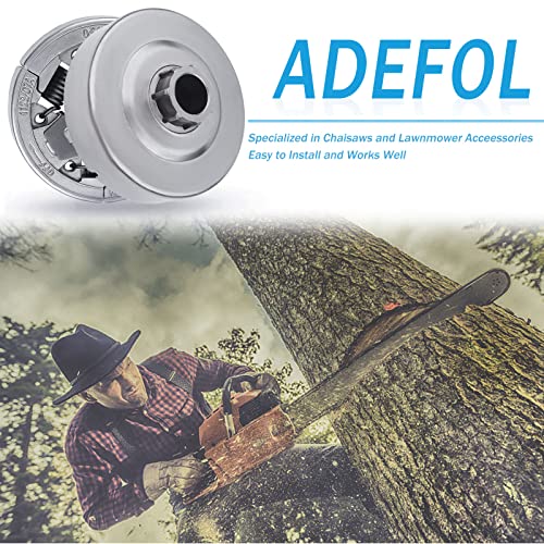 Adefol 3/8"-7T Clutch Drum Sprocket Rim Kit for Stihl MS361 MS440 MS461 MS460 044 046 Chainsaw, MS 440 Clutch Drum Kit with Worm Gear Needle Bearing E-clip Replacement Parts Replace 1128 007 1000 - Image 2