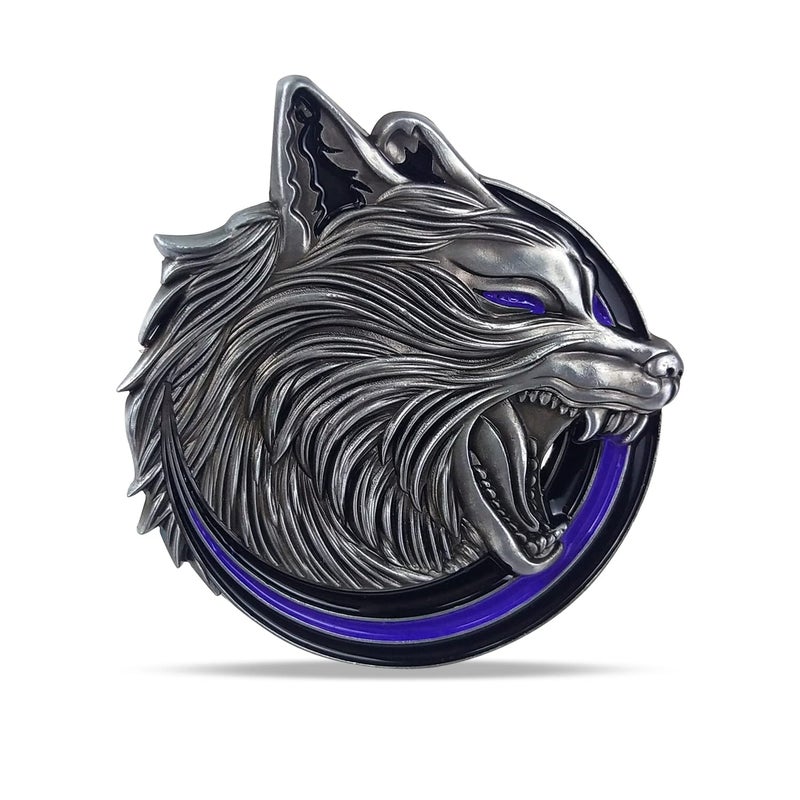 Imasoner Police Challenge Coin Thin Blue Line Military Gift I May Walk Among The Sheep But Make No Mistake I Am The Sheepdog - Image 3