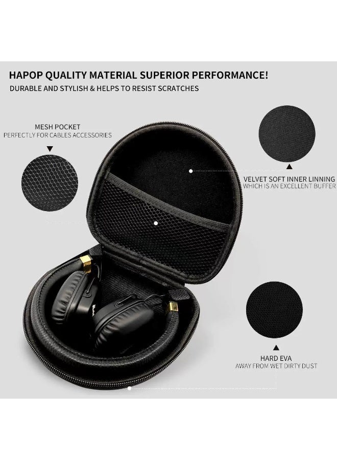 Marshal Headphone Case Pouch EVA Protective Travel Bag for Marshall Major I Major II BT MID Monitor On-Ear Headphones Headset - Image 4