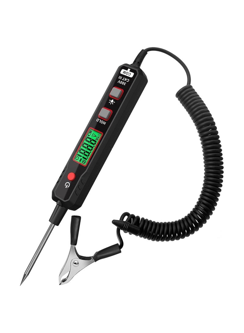 Intelligent car tester with green backlight and bright flashlight suitable for various cars and batteries - Image 1