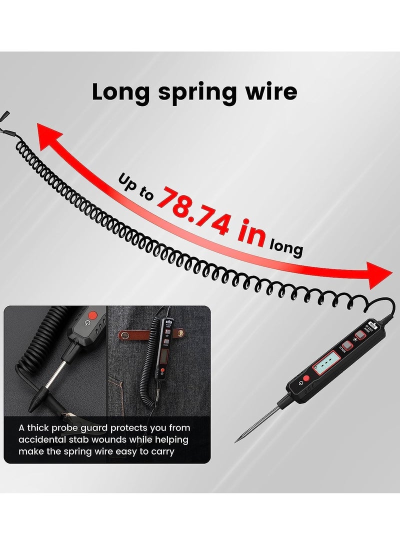 Intelligent car tester with green backlight and bright flashlight suitable for various cars and batteries - Image 3