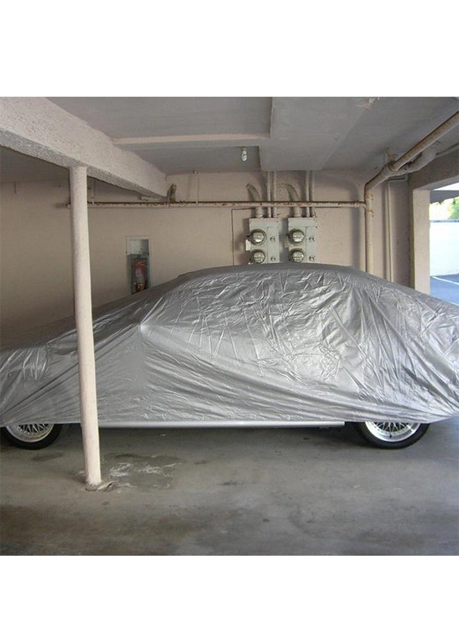 DUNISO Full Car Covers Sunscreen UV Protection  Indoor Outdoor Sunscreen Heat Protection DustWind/Water/Weatherproof Anti-Uv Scratch-Resistant Sedan Universal Suit L - Image 3