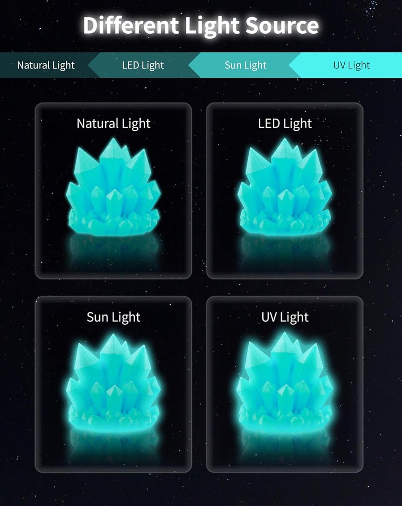 DURAMIC 3D PLA Glow Turquoise in The Dark Filament 1.75mm 1Kg, 3D Printing Luminous Filament 1.75mm Dimensional Accuracy +/- 0.02 mm, Fit Most FDM 3D Printers - Image 2