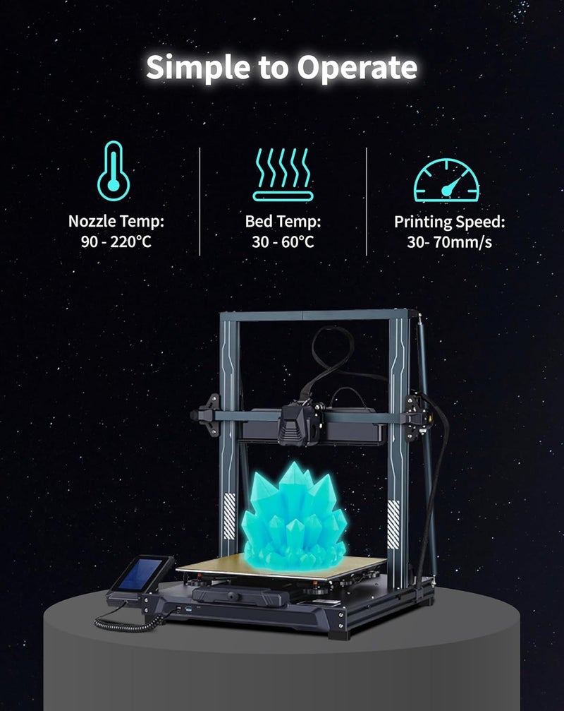 DURAMIC 3D PLA Glow Turquoise in The Dark Filament 1.75mm 1Kg, 3D Printing Luminous Filament 1.75mm Dimensional Accuracy +/- 0.02 mm, Fit Most FDM 3D Printers - Image 5