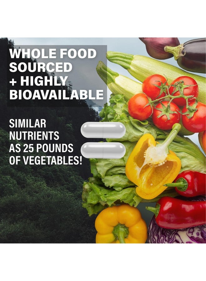 Wild Foods Wild Methylated Multivitamin for Women & Men | Daily Multi Vitamin | MTHFR Supplement Without Iron | Methylated B12, Folate, Vitamin C, A, K2, D, E, Choline, Biotin, ALA, CoQ10 & More (60 Capsules) - Image 3