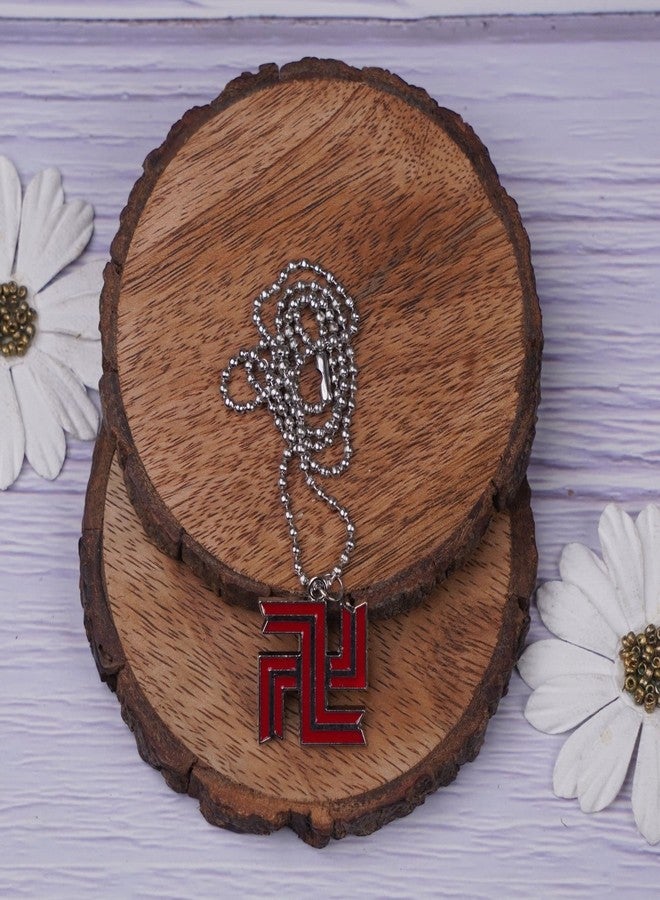 Offo Tokyo Revengers Manji Gang Locket Pendant Necklace – Premium Anime Metal Alloy Chain for Boys, Men & Women | Stylish Cosplay Jewelry | Gift for Anime Fans & Collectors - Image 2
