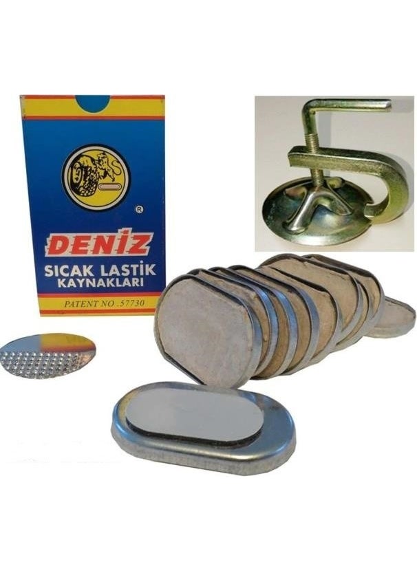 Deniz Sea Hot Rubber Welding Source 10 Pieces + 1 Piece Vice 