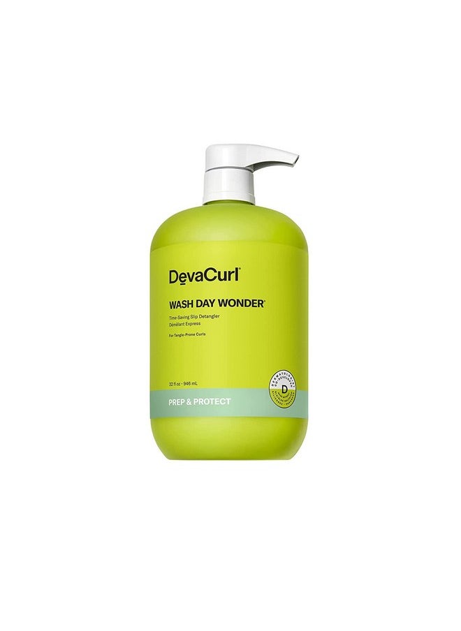 DevaCurl Wash Day Wonder Timesaving Slip Detangler Green Oasis 32 Fl. Oz.  - Image 1