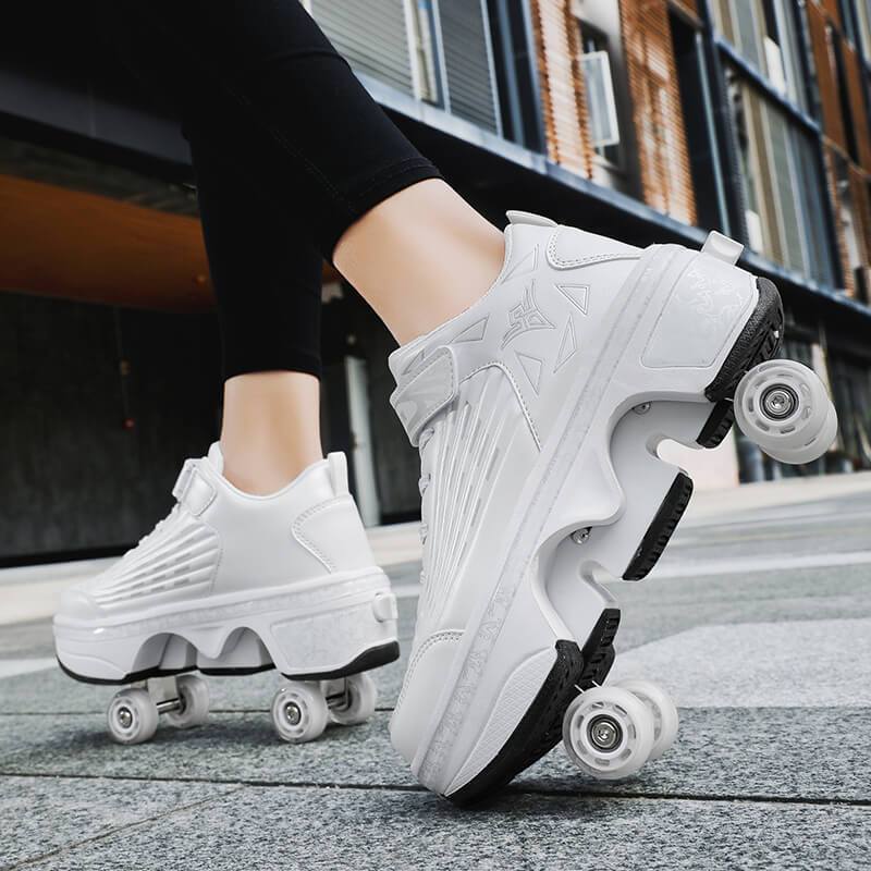Heelby Shoes Children'S Pulley Deformation Four-Wheel Skating With Wheels Can Accept Men'S And Women'S Roller Skating Automatic - Image 5