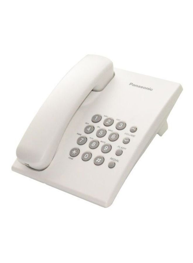 Wall Mounted Corded Phone White/Grey