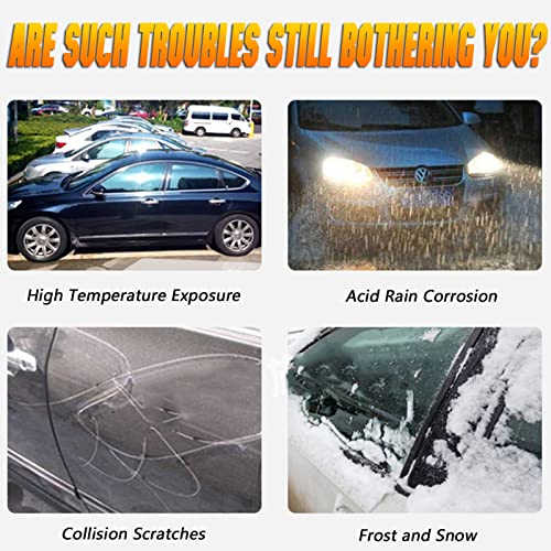 QUYDDC Breathable New Material, Waterproof Car Cover, Locks and Zipper Doors, Sunscreen Waterproof UV Prevention Snowproof Wind and Windproof,Suitable for Indoor Outdoor,for SUV (181" to 190") B11 - Image 4