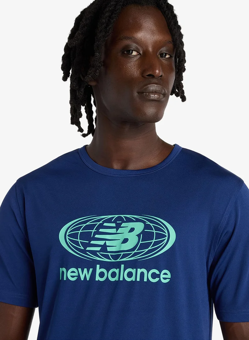 New Balance  Utility Globe T-Shirt for Men | Best Price UAE