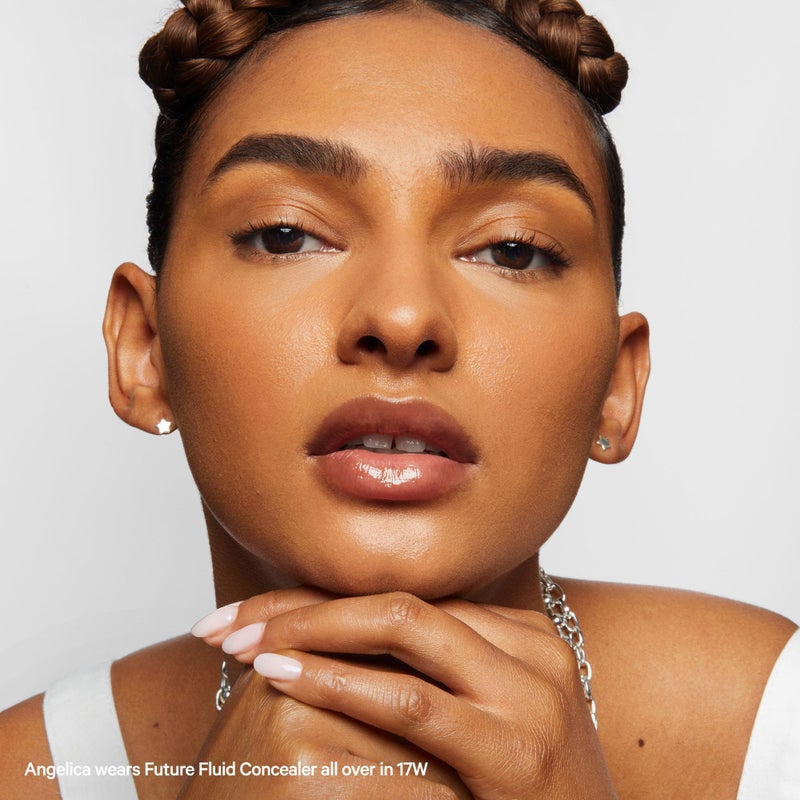 Milk Makeup Future Fluid All Over Cream Concealer, 17W (Medium Tan with Warm Undertones) - 0.28 fl oz - Medium-to-Full Coverage - Up to 12-Hour Wear - Crease-Proof Finish - Vegan, Cruelty Free - Image 4