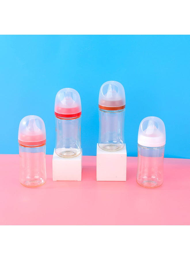 Bei * Pro Wide Diameter PPSU Bottle Baby Neonatal Anti-flatulence Bottle Nipple Suit Baby Bottle-Capacity:5.0 Caliber Dust Cover (adapted To Shell* Model) Baby Bottle (transparent Color) (tooth Not Included) - Image 3