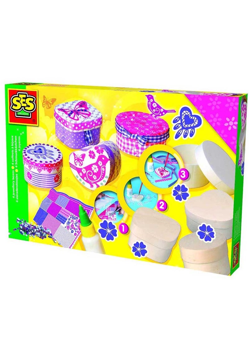 SES Creative SES Creative -  Make Ur Own 4 Jewellery Boxes  - Image 1