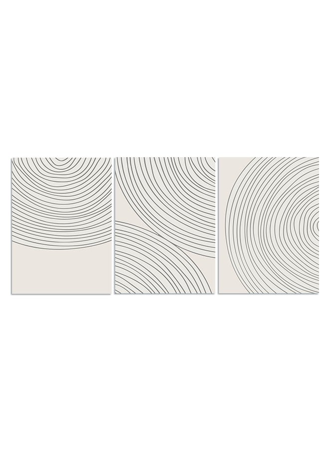 Marktna Decorative Wall Art Painting With a Bohemian Art Design 3 Pieces Size 120x60cm  - Image 2