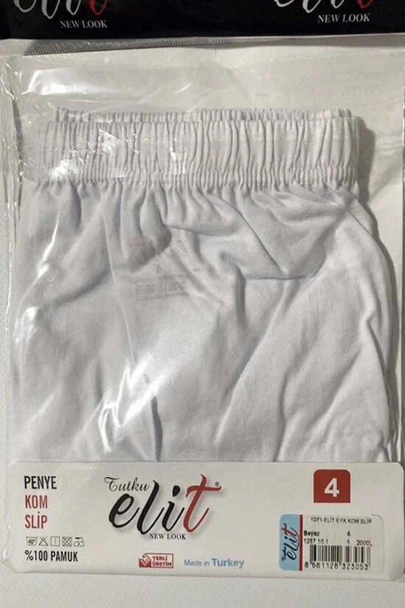 Tutku Elit e Men's Combed Cotton Slip Panties 1071 - 12 Pieces  - Image 5