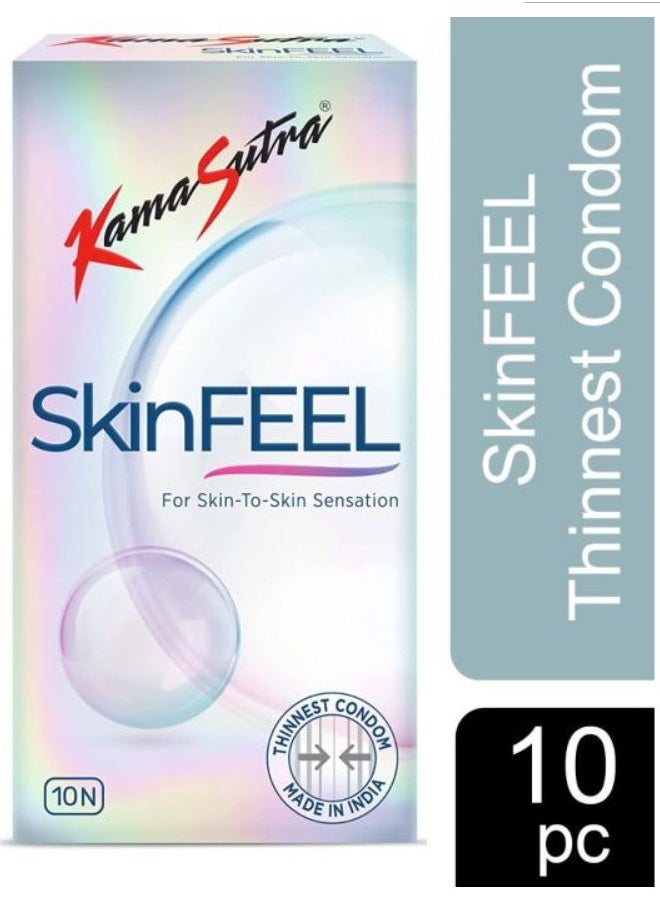 كاماسوترا SkinFEEL أنحف الواقي الذكري للرجال 10N  - Image 1