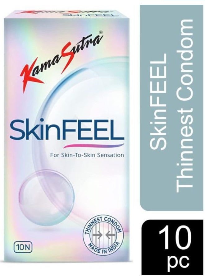 Kamasutra SkinFEEL Thinnest Condom For Men 10N - Image 4