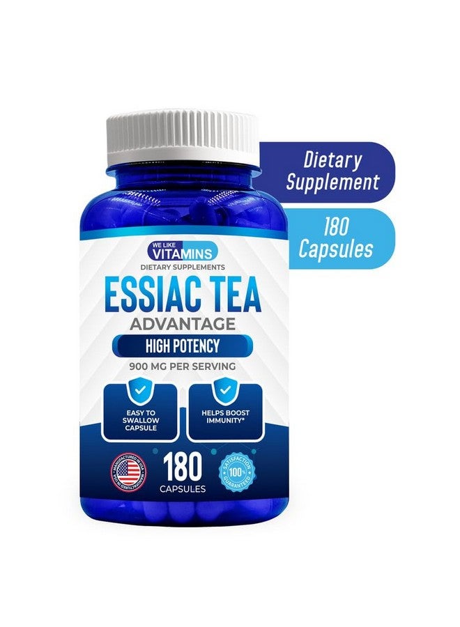 We Like Vitamins Essiac Tea Advantage 180 Capsules 900mg Essiac Herbal Supplement and Immune Booster with Essiac Capsules - Image 5