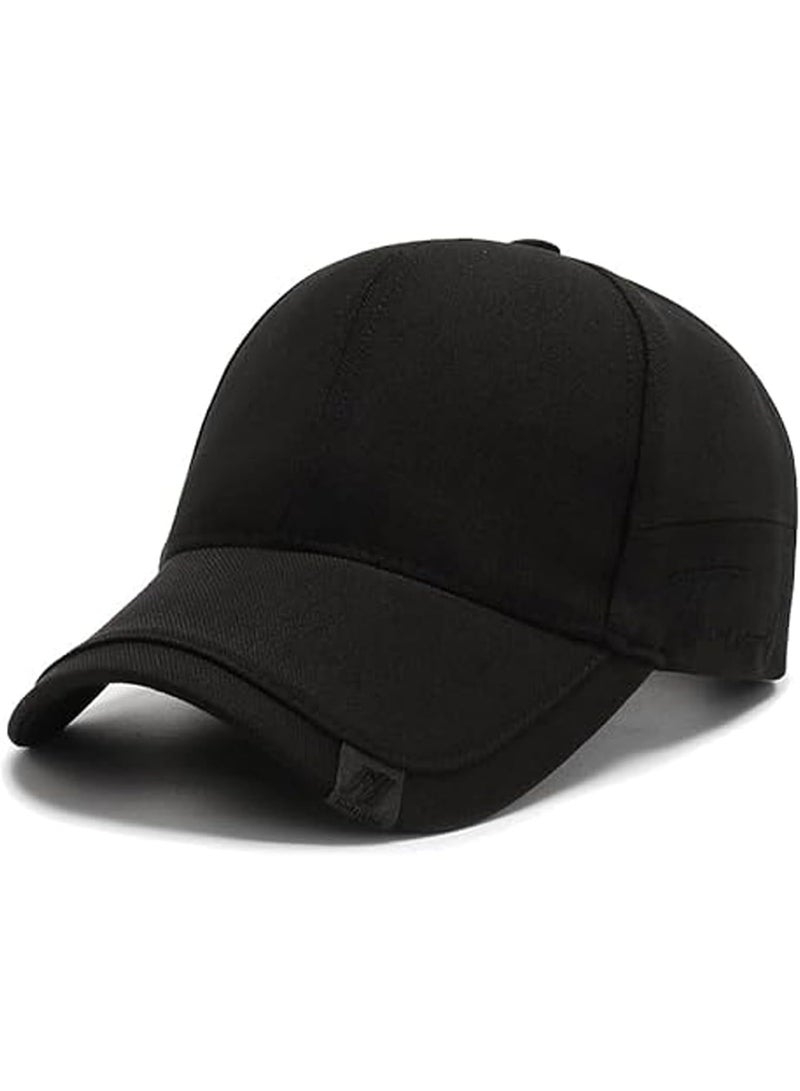 HZYH Men's Adjustable Plain Embroidery Trucker Cap - Breathable Sun Hat for  Summer - Image 1