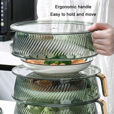 Calyrex Calyrex Food Covers Transparent Green Insulated Food Cover Collapsible Food Tents Vegetable Storage Cover for Outdoors Parties Picnics 3 Layers  - Image 3
