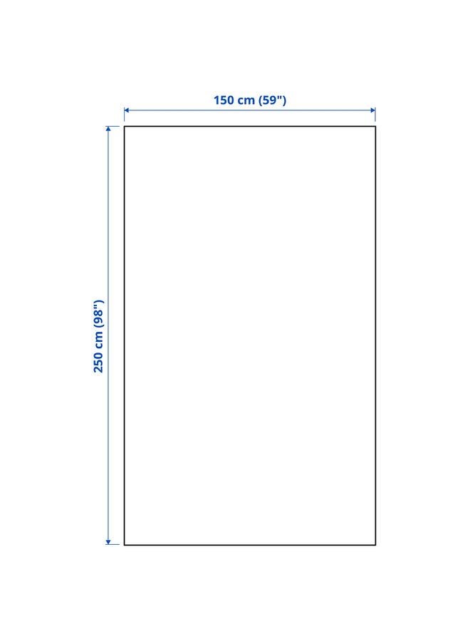 إيروريكس غطاء سرير، قطن طبيعي/غير مبيض، 150×250 سم - Image 4