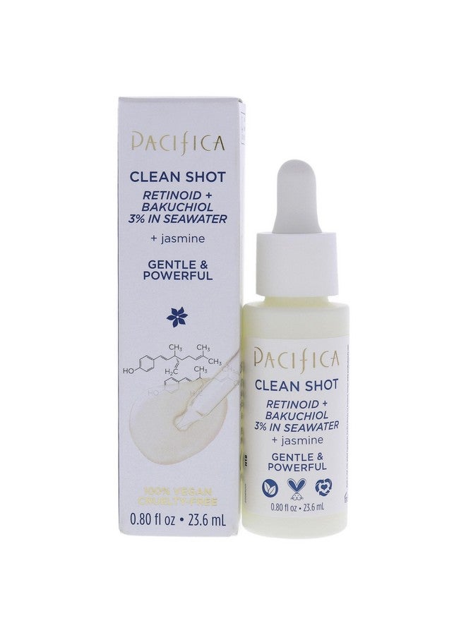 Pacifica Clean Shot Retinoid And Bakuchiol 3 Percent In Seawater Unisex 0.8 Oz - Image 1