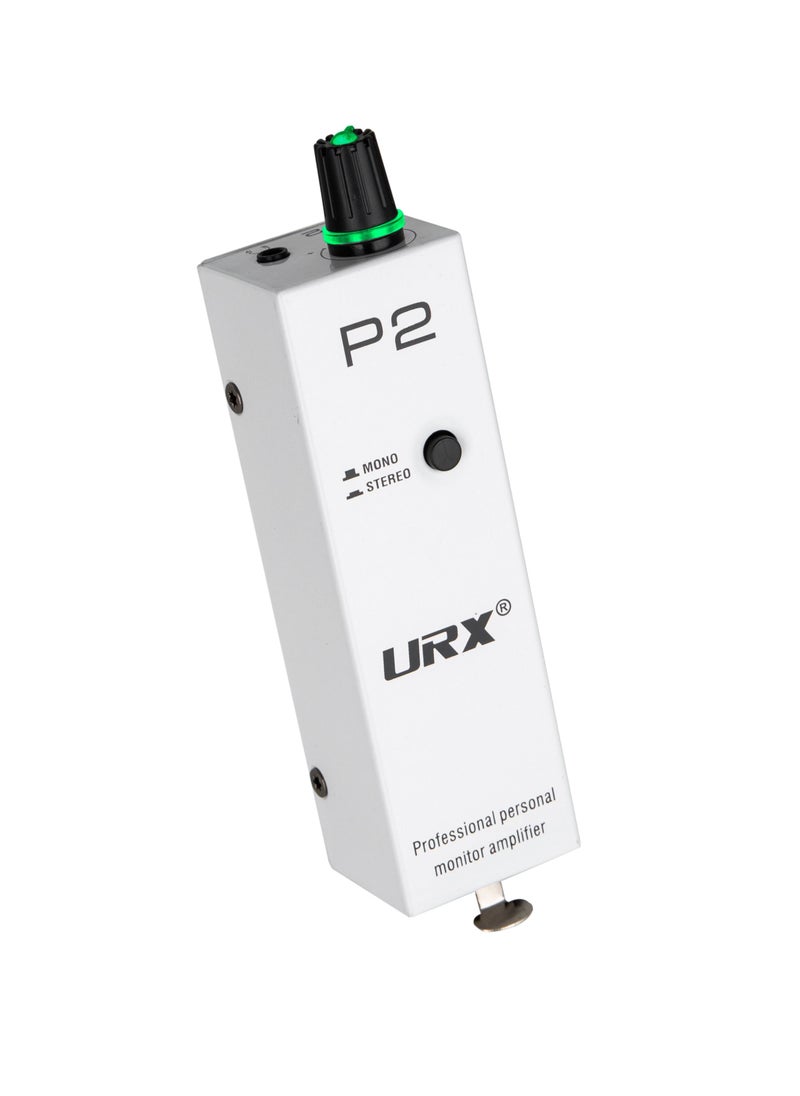 نو URX P2 مضخم سماعات مراقبة في الأذن محمول على الخصر ، مناسب للاعبين على الكيبورد، عازفي الباص، أو أي موسيقيين مسرحيين آخرين.  - Image 1