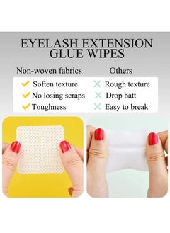 1000 Pieces Eyelash Extension Glue Wipes Eyelash Glue Cleaner Non Woven Fabric Glue Wipes Lash Supplies Accessories Tools For Eyelash Extension Glue And Nail Polish Bottle (White) - pzsku/Z3C464538FDA52AC2A7ABZ/45/_/1683269481/e5ac8544-507e-4abd-915e-41bfc25a34a4