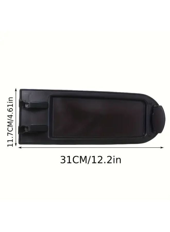Universal 1pc Black Central Armrest Box Cover For Car Interior Upgrade And Refurbishment - Image 2