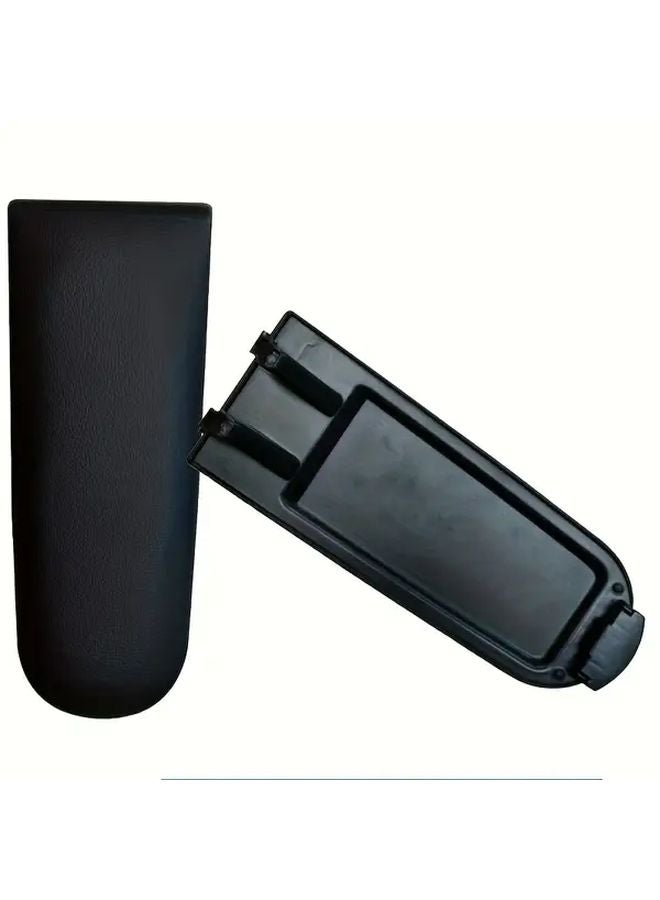 Universal 1pc Black Central Armrest Box Cover For Car Interior Upgrade And Refurbishment - Image 3