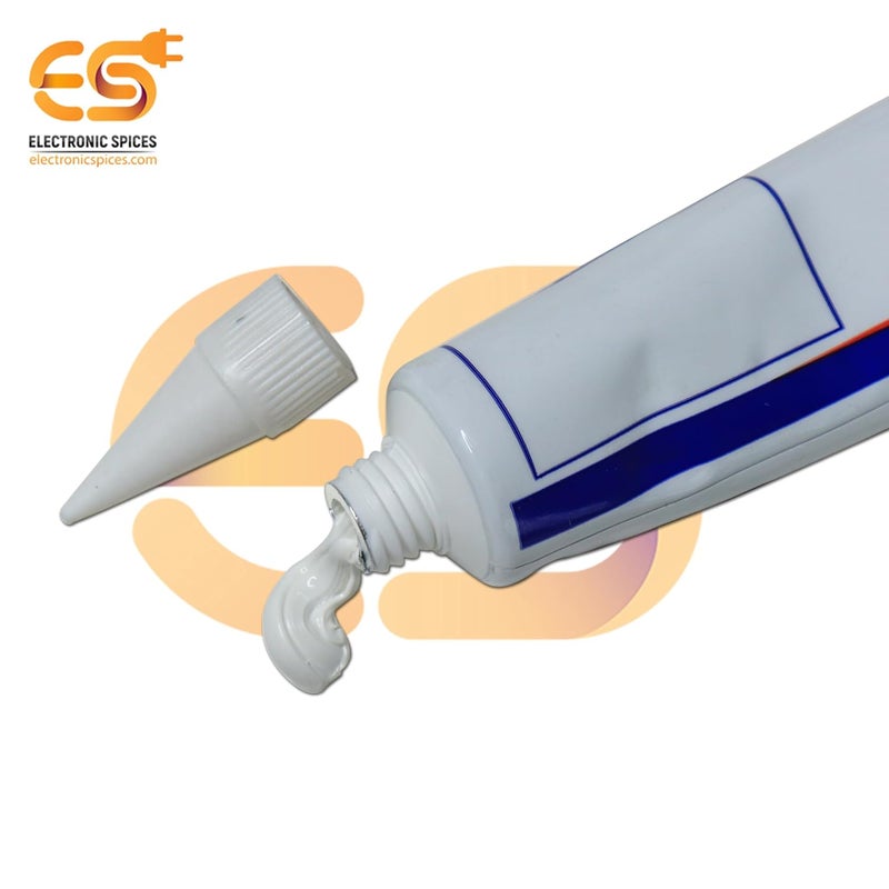 Electronicspices 100ML White thermal paste for heat sink compound Silicone base tube - Image 5